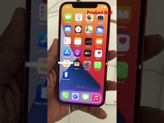 iPhone 12 product Red introducing 128GB variant