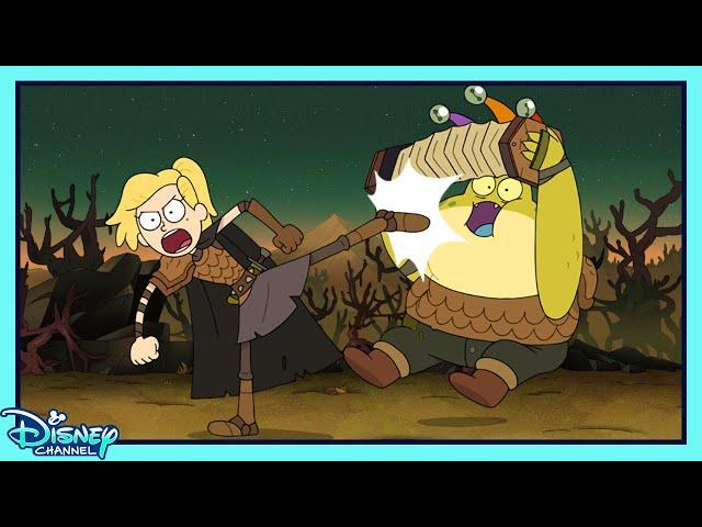 My Dope Life As A Battle Queen! By: Sasha | Vlog from the Bog | Amphibia | Disney Channel Animation