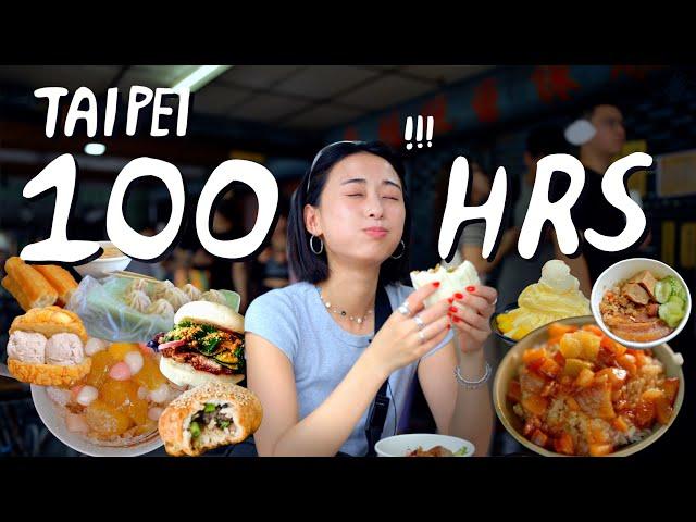 BEST TAIWANESE STREET FOOD in TAIPEI for 100hrs