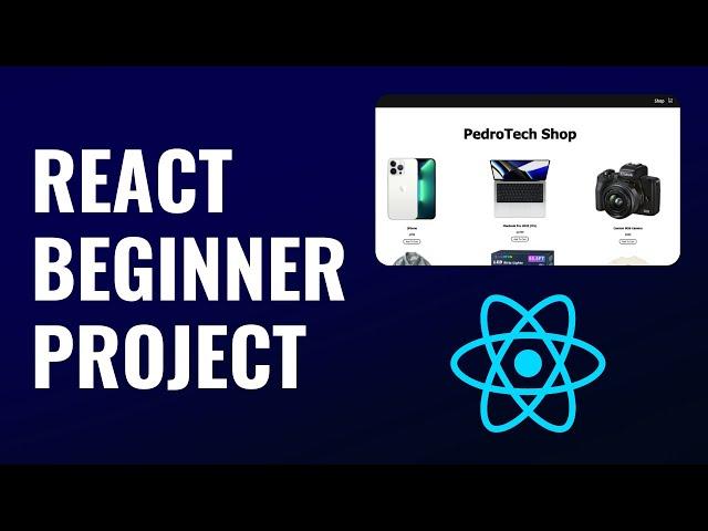 React Shopping Cart Ecommerce Beginner Website - Build & Deploy A React Beginner Project