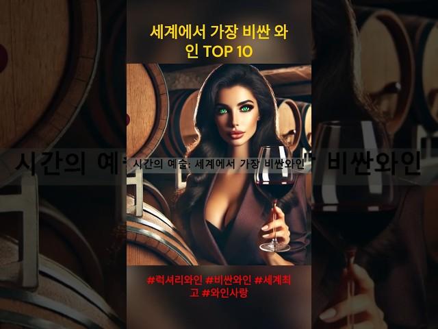 세계에서 가장 비싼 와인 TOP10