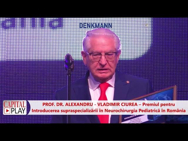 Prof  Dr  Alexandru Vladimir Ciurea, la Gala Capital „Povestea începe în 1975 și nu a fost deloc ușo