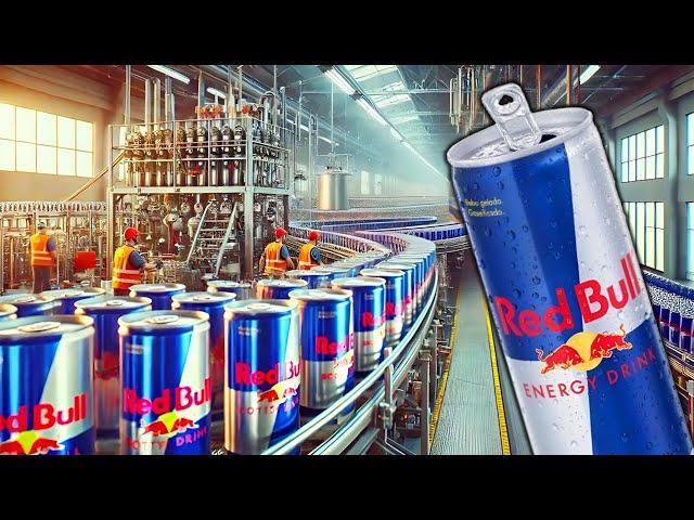 How Red Bull Is Made In Factory  Inside Red Bull Factory And Other Beverage | Captain Discovery