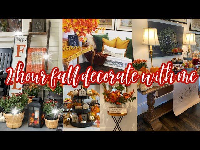  2 HOURS OF FALL DECORATING VIDEOS // DECORATE WITH ME FOR FALL 