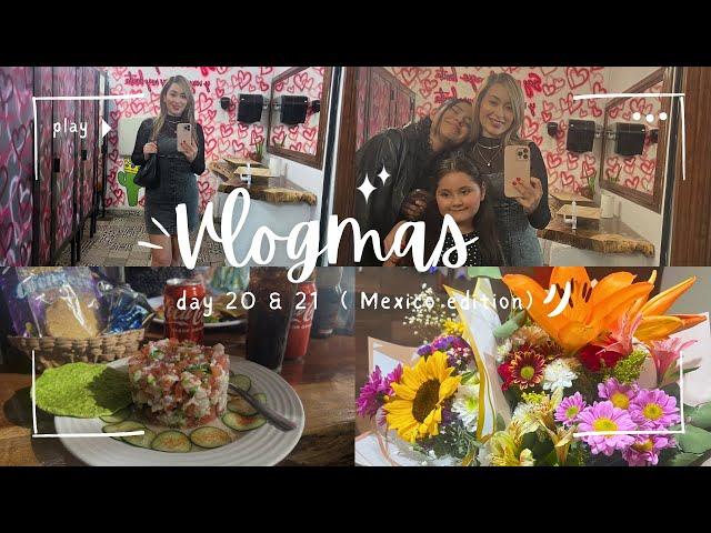 Vlogmas day 20 & 21 (in Mexico) cooking + baking+ my birthday+ our days in Mexico