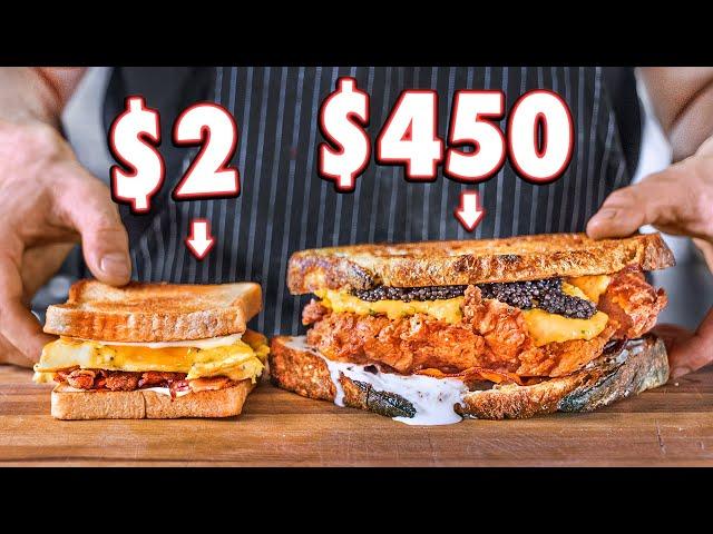 $2 Breakfast Sandwich Vs. $450 Breakfast Sandwich