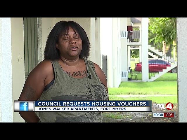 City requests housing vouchers for Jones Walker apartment residents