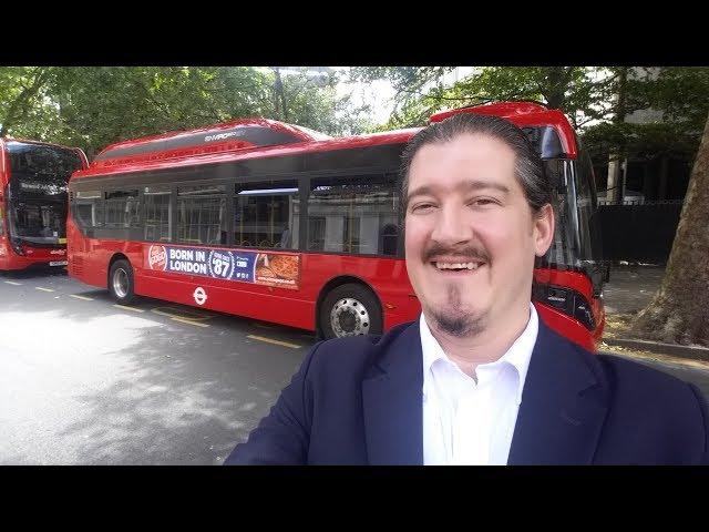'First Drive' of a fully  Electric Bus in London. (Part 1 of 2)