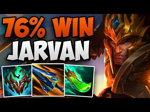 76% WIN RATE JARVAN IN CHALLENGER! | CHALLENGER JARVAN IV JUNGLE GAMEPLAY | Patch 14.11 S14