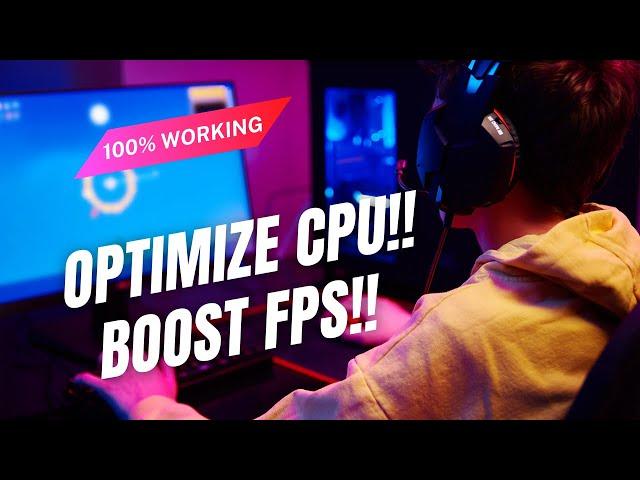 How To Optimize CPU/Processor For Gaming - Boost FPS & Fix Stutters (2023)