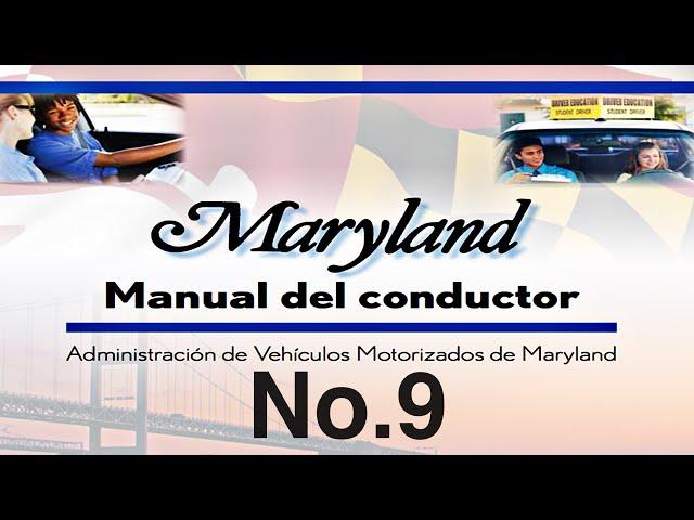 2022 Manual del conductor de Maryland parte 9