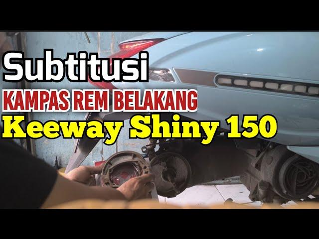 Subtitusi kampas rem belakang Benelli Keeway shiny 150‼️