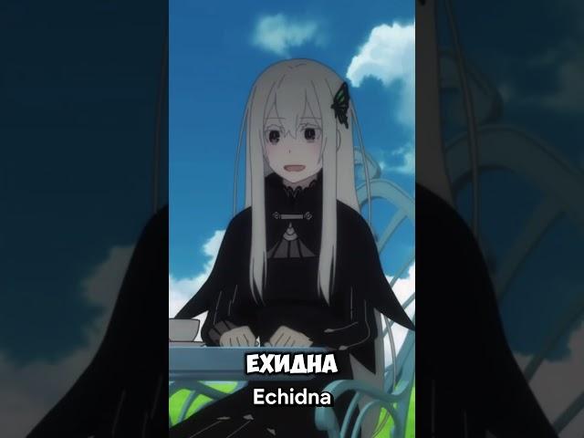 ЧТО стало с ЕХИДНОЙ? — Коорыч #аниме #резеро #anime #rezero