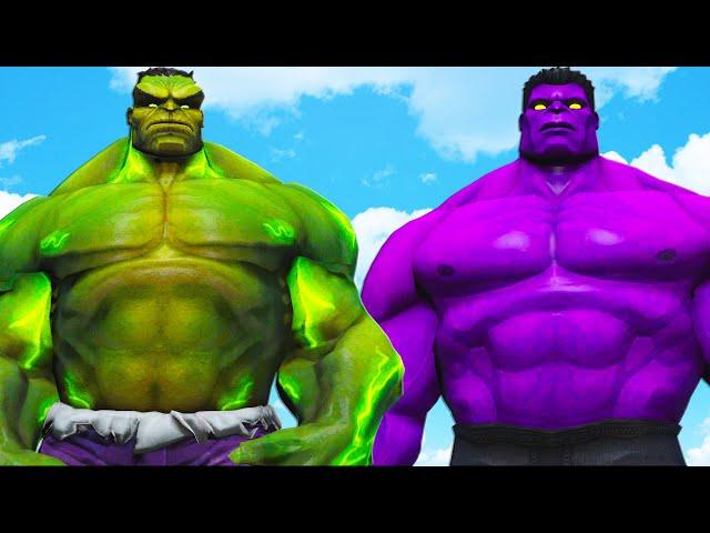 THE IMMORTAL HULK vs THE VIOLET HULK - Epic Battle