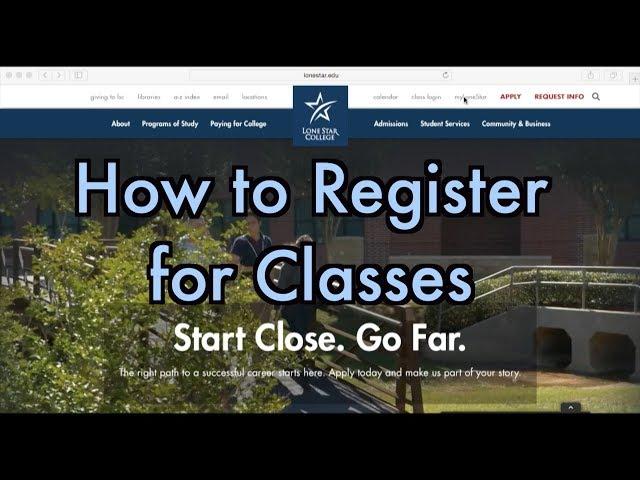 How to Register at Lone Star College-Kingwood