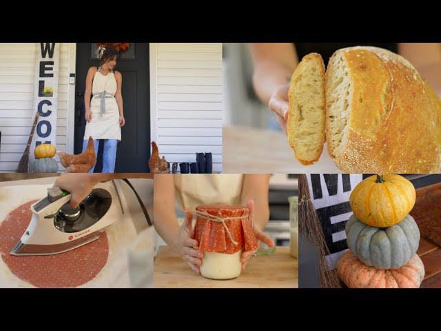 Creating A Cozy Fall Home: DIY Beeswax Wraps, Sourdough Bread, And More!