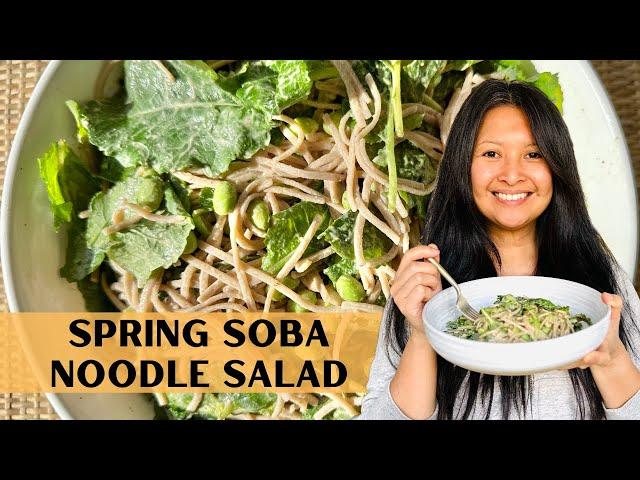 Spring Soba Noodle Salad