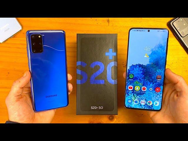 Samsung Galaxy S20+ (Aura Blue) Unboxing, S20/S20+/Ultra Comparisons & 48 Hour Initial Review!