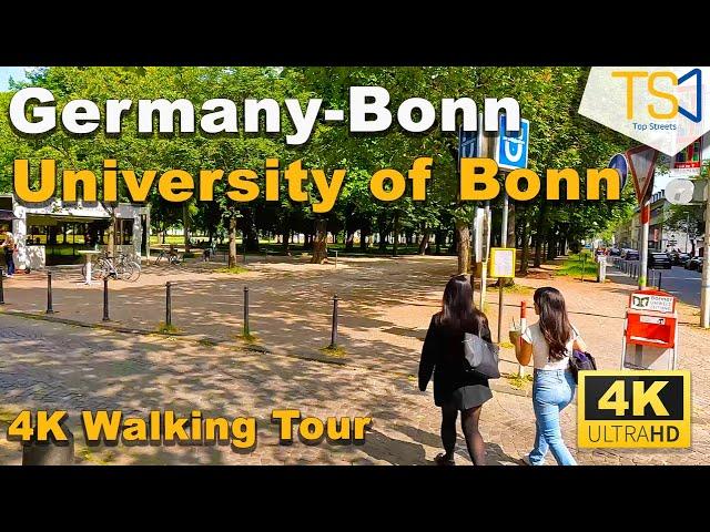 Germany-Bonn | University of bonn 4K Walking Tour | 4K UHD 60fps