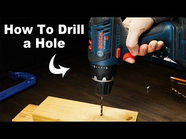 How To Drill a Hole in Wood