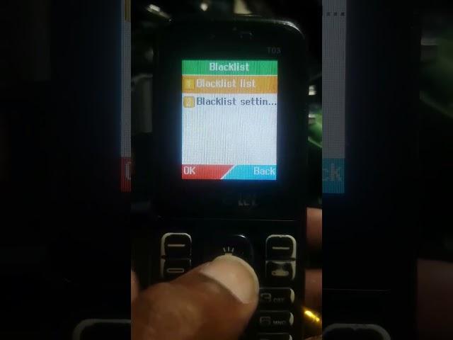 How to remove incoming call block/any basic phones.