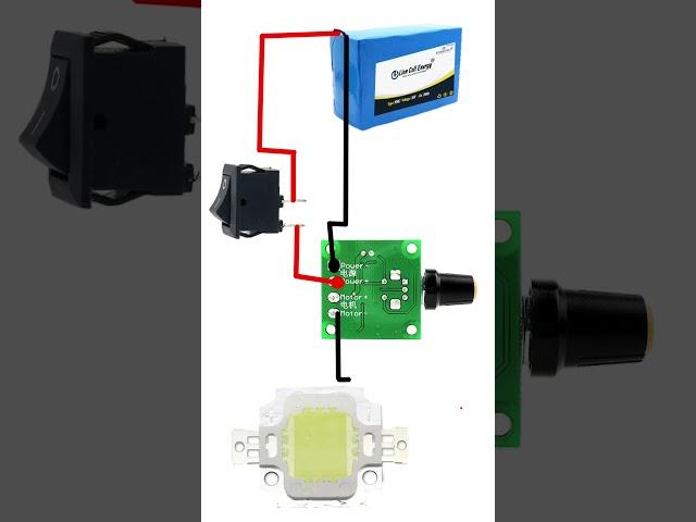 12 volt led light control brightness with speed controller #princeproinvention