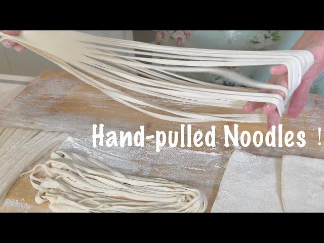 【CC】Homestyle Hand-pulled Noodles, Easy and Delicious!!!