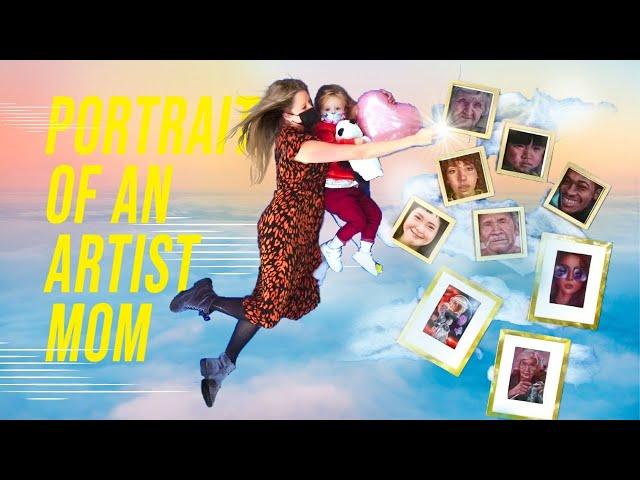 Mom Struggles to Paint NINE Portraits in 3 Weeks - Artist Diary