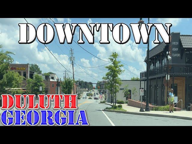 Duluth - Georgia - 4K Downtown Drive