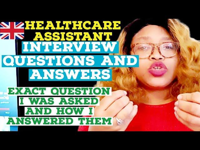 UK  HEALTHCARE ASSISTANT INTERVIEW QUESTIONS AND ANSWERS.#ukvlog #uk #healthcare #interview #tips