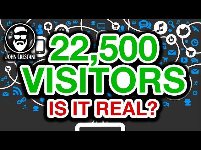 Buy 22,500+ Website Visitors Cheap (Is It REAL?)