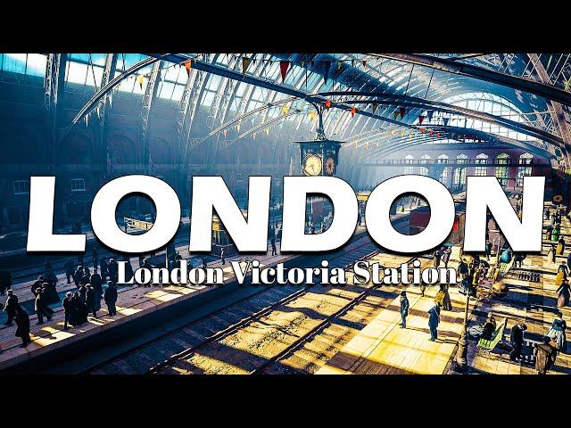 London Victoria Station 156 Years Ago