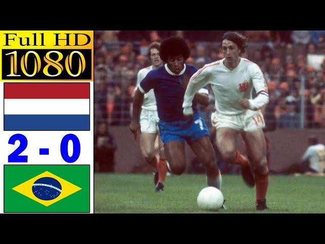 Netherlands 2-0 Brazil world cup 1974 | Full highlight | 1080p HD | Johan Cruyff | Ruud Krol