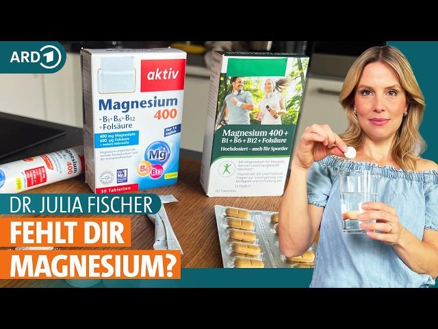 Magnesium: Tipps zu Lebensmitteln, Tabletten und bei Erkrankungen | Dr. Julia Fischer | ARD Gesund