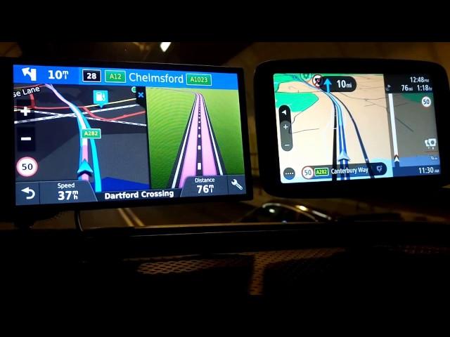 Tomtom GO 6200 VS Garmin GPS reception Dartford Tunnel