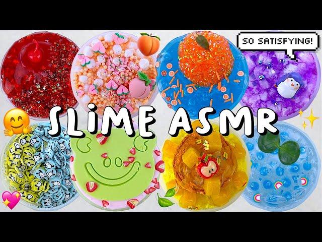 1 HOUR SLIME ASMR  Huge Crunchy Slime Collection of 2022