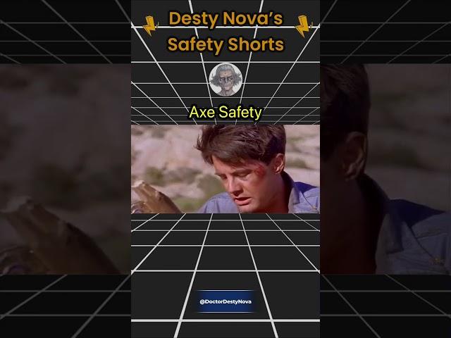 Desty Nova’s Safety Shorts : Axe Safety #safetyfirst #destynova #talesfromthecrypt #meme