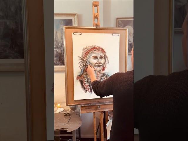 Messages from Spirit Guides & Ancestral Energy | Richard Stuttle #art #artforthesoul #pastelpainting