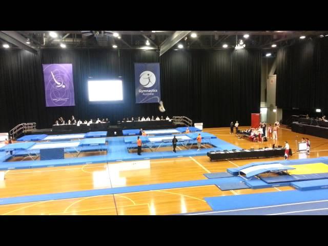 Dylan Schmidt-Indo pacific trampoline championships VOL