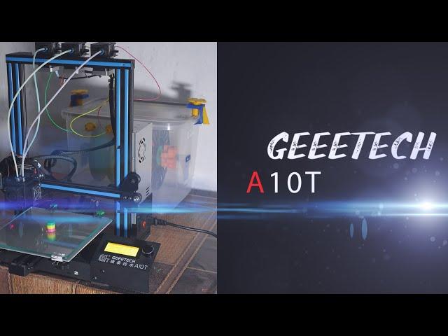 Многоцветный 3d принтер geeetech A10t