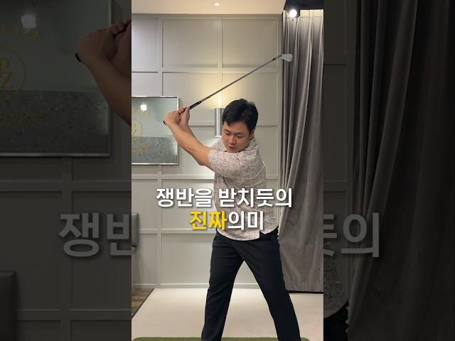 그노메 쟁반 진짜  #골프레슨
