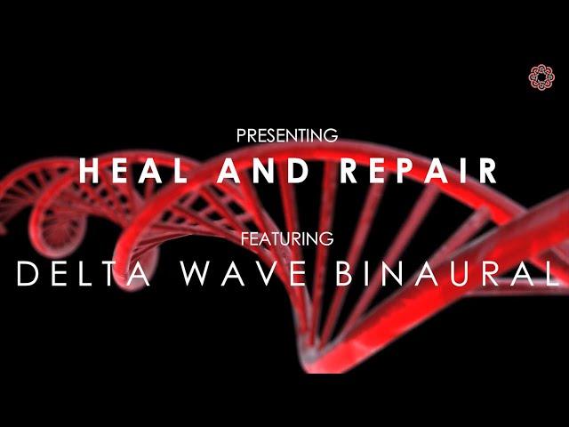 No Middle or Ending ads | 6 hrs Binaural Beats SLEEP HEAL and REPAIR, Black Screen, Delta waves