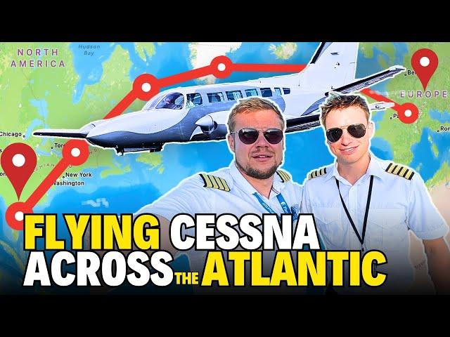 TRANSATLANTIC MISSION: Cessna 404 Flight from Germany to Florida, USA. PART I - Germany - Greenland