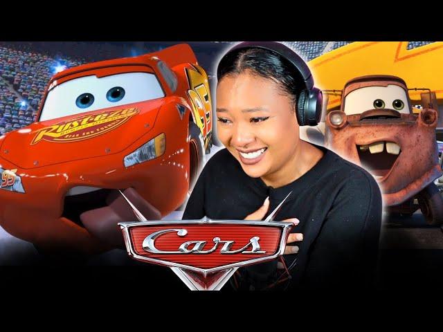 HOW DID A CAR MAKE ME CRY?!?!?! CARS MOVIE REACTION | FIRST TIME WATCHING