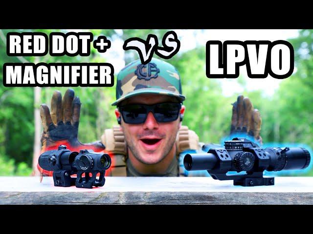 Red Dot & Magnifier vs LPVO