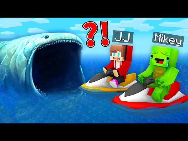 JJ and Mikey VS The BLOOP MONSTER CHALLENGE - Maizen Minecraft Animation