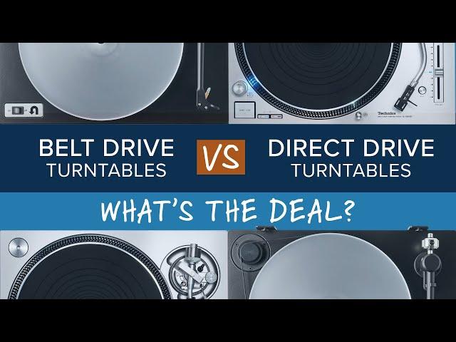 Belt Drive Turntables vs Direct Drive Turntables: What’s the Difference, and Which is Better?