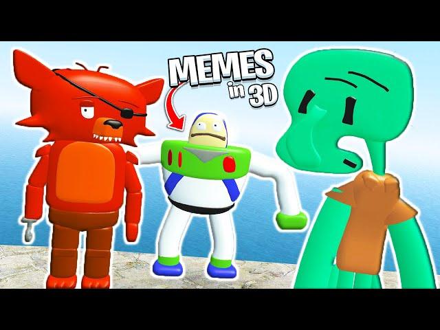 THE MEMES HAVE COME ALIVE *3D Memes* (Garry's Mod)