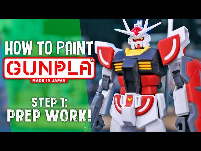 How to Paint Gunpla! - A Beginner's Guide Pt.1: Prep Work