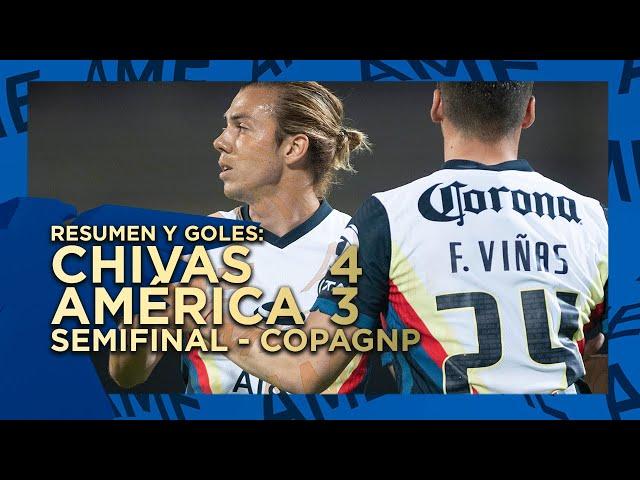 Resumen y goles | Chivas 4-3 América | Semifinal Copa GNP por México | CU